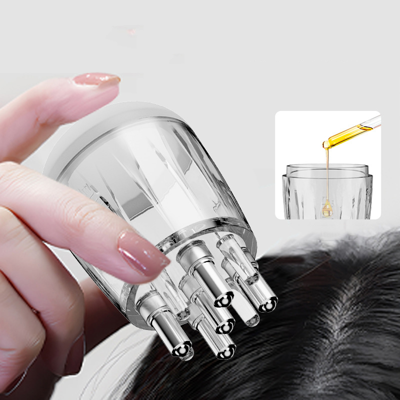 Hair Care Oil - Scalp Applicator Liquid Comb Portable Mini
