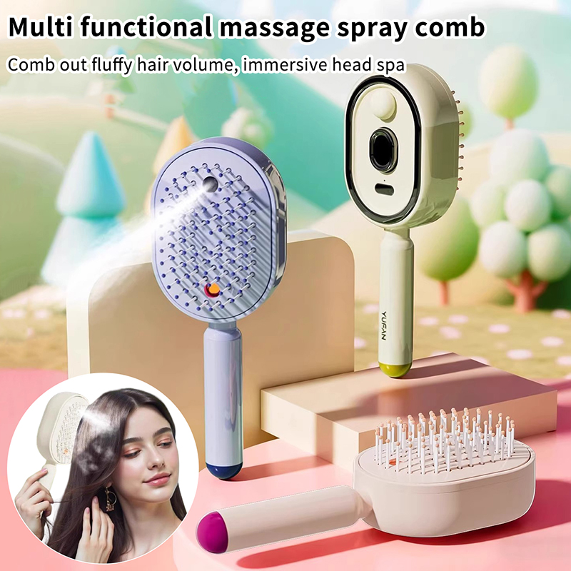 Hair Care Oil - Multifunctional Massage Comb,Electric Spray Air Cushion