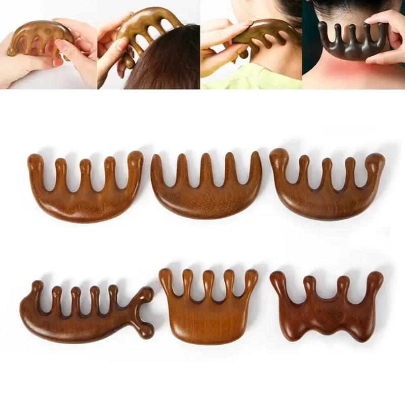 Detangling Wide Comb - Gua Sha Massage Comb Wide Tooth