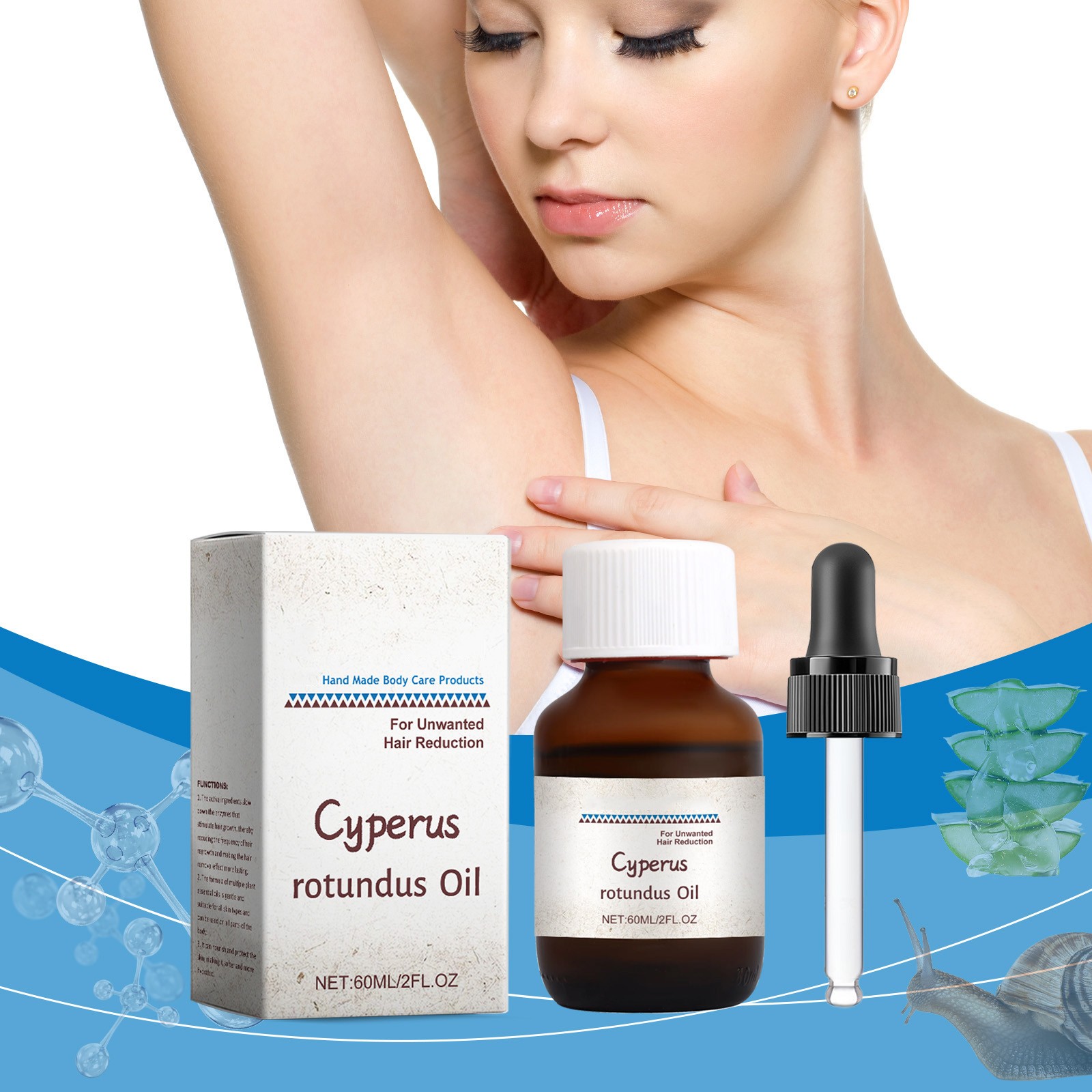 House Hair Care - Cyperus Rotundus Hair Removal Care Oil