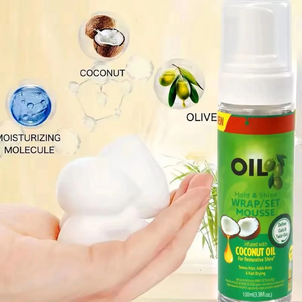 Hair Care Oil - 100ml Olive Oil Curly Hair Mousse