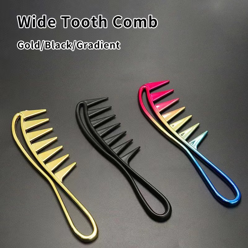 Detangling Wide Comb - Hairdresser Portable Multi Color Wide Teeth