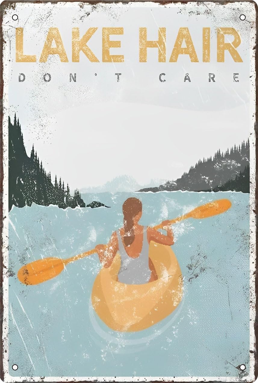 Lake Hair Dont Care Poster - Y - House Hair Care 评论和价格