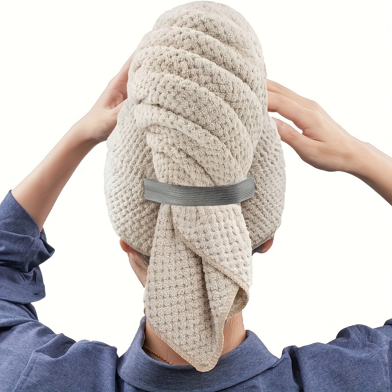 Microfiber Hair Towel Extra La - Hair Turban Towel 评论和价格
