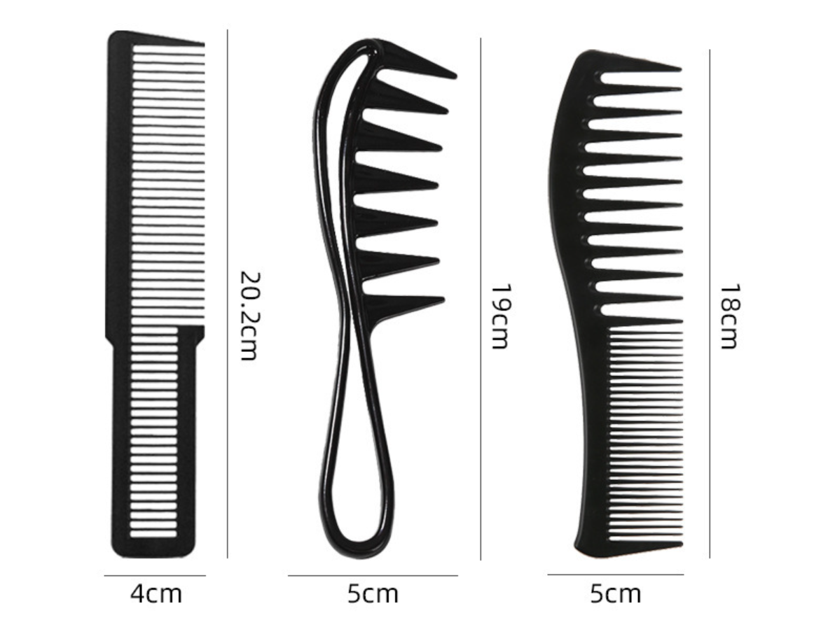 4Pcs Styling Comb Set for Men  - Detangling Wide Comb 评论和价格