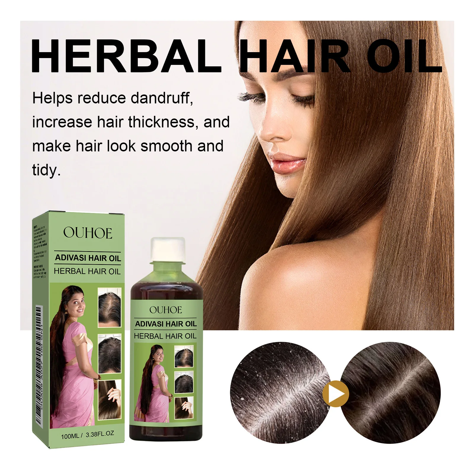100ml Hair Growth Oil India Ad - Hair Care India 评论和价格