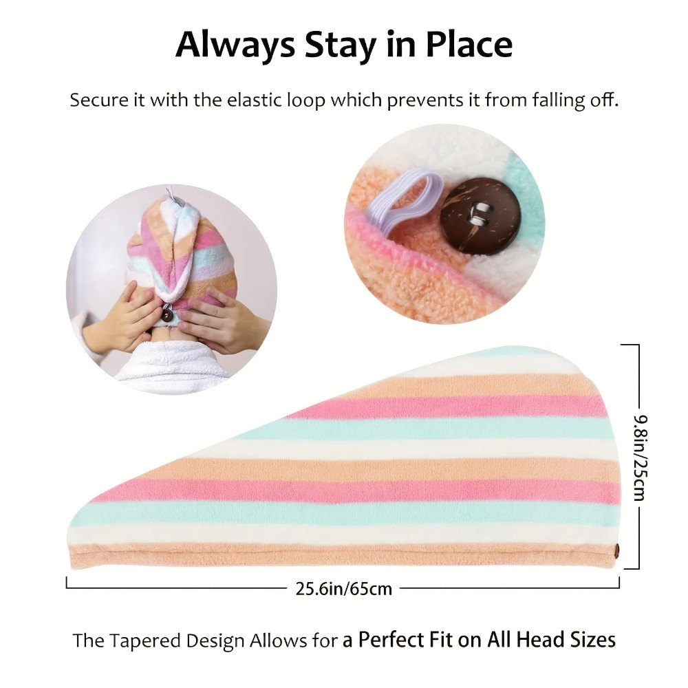 Ultra Absorbent Quick Dry Hair - Hair Turban Towel 评论和价格