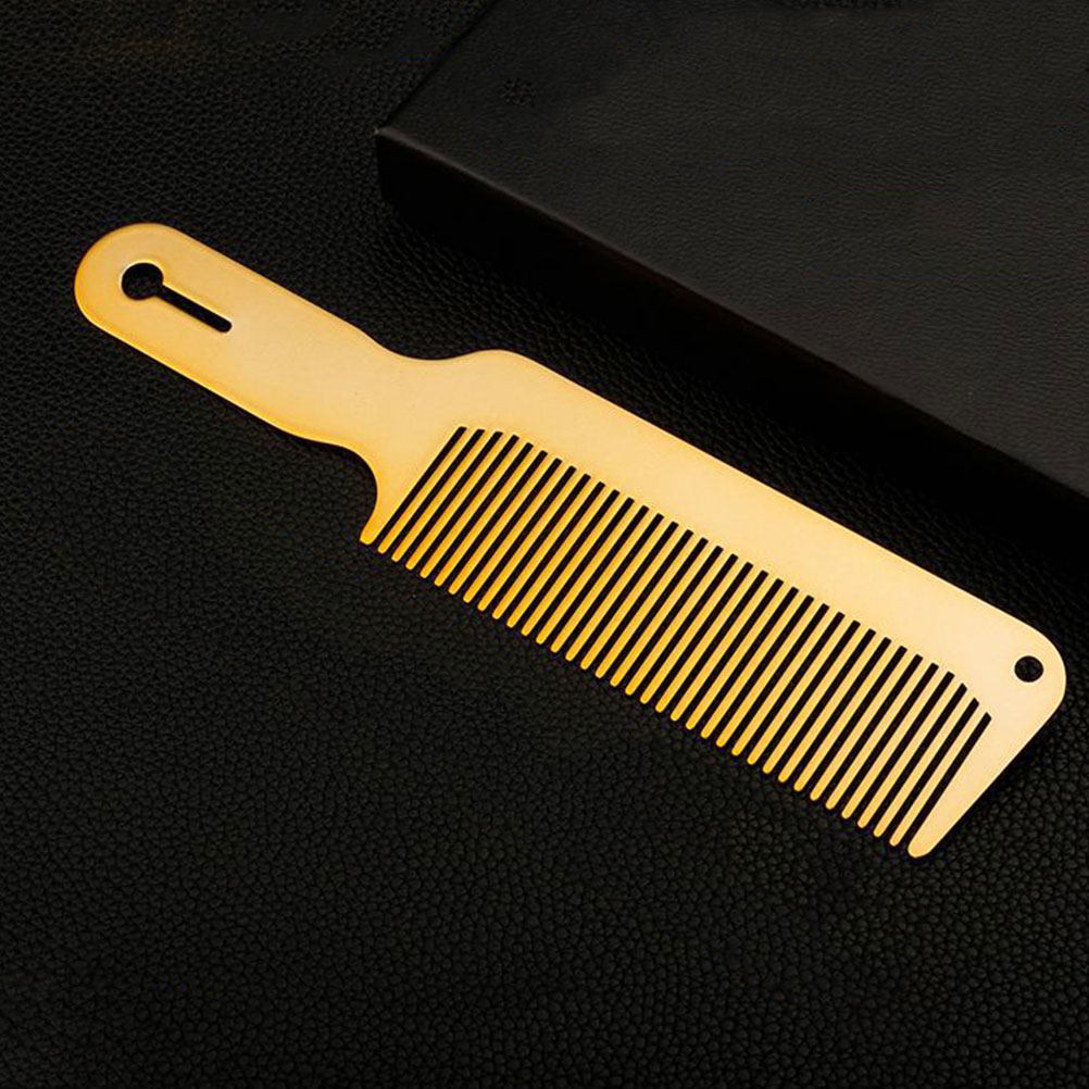 Steel Wide Tooth Comb for Men  - Detangling Wide Comb 评论和价格
