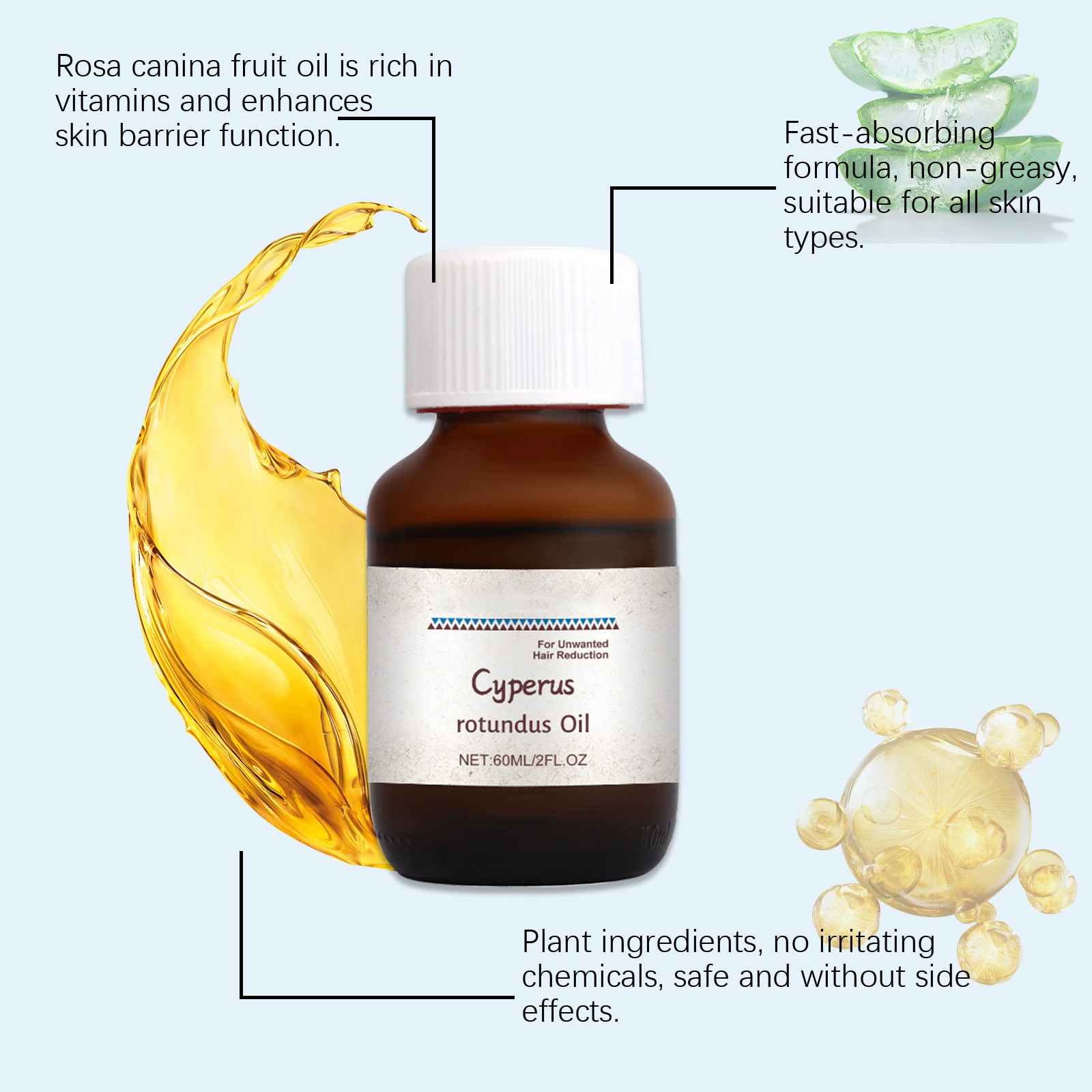 Cyperus Rotundus Hair Removal  - House Hair Care 评论和价格