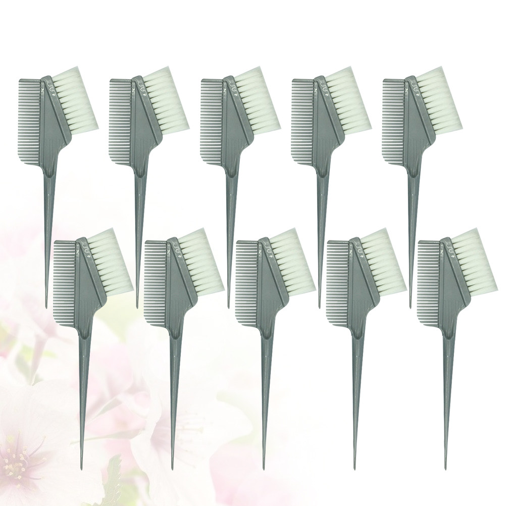 10Pcs Hair Dye Brush Set Salon - Keratin Treatment Set 评论和价格
