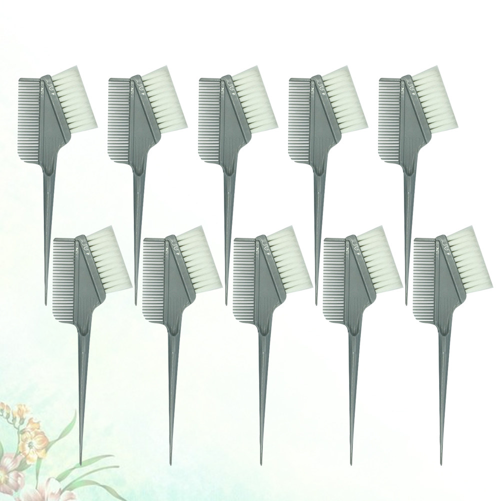 10Pcs Hair Dye Brush Set Salon - Keratin Treatment Set 评论和价格