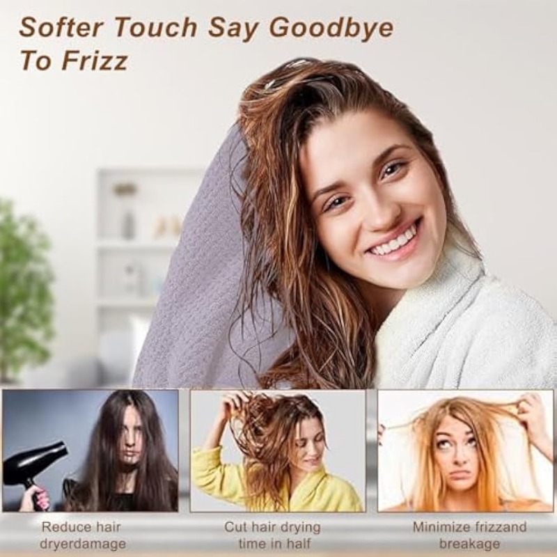 Super Absorbent Fast Drying Ha - Hair Turban Towel 评论和价格