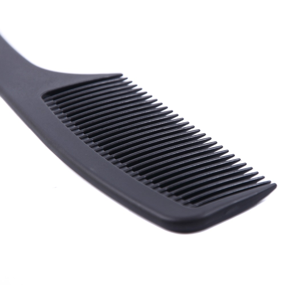 1PCS Teeth Black Plastic Heat- - Detangling Wide Comb 评论和价格