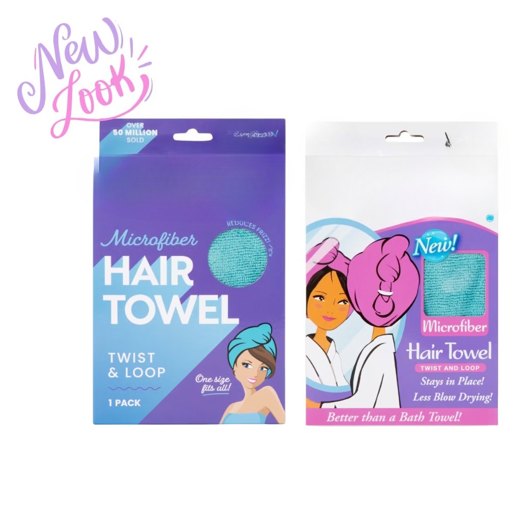 Peacock Blue Microfiber Hair T - Hair Turban Towel 评论和价格