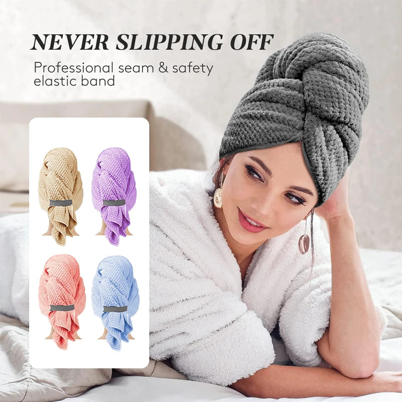 Ultra Absorbent Extra Large Mi - Hair Turban Towel 评论和价格