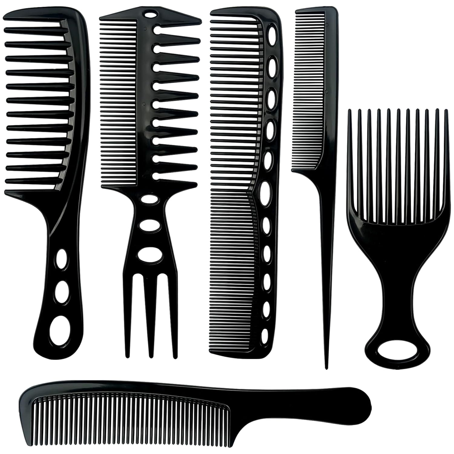 6PCS Wide Tooth Detangling Com - Detangling Wide Comb 评论和价格