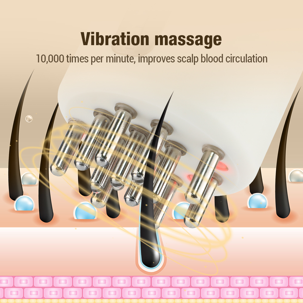 Electric Vibration Head Massag - Hair Care Oil 评论和价格