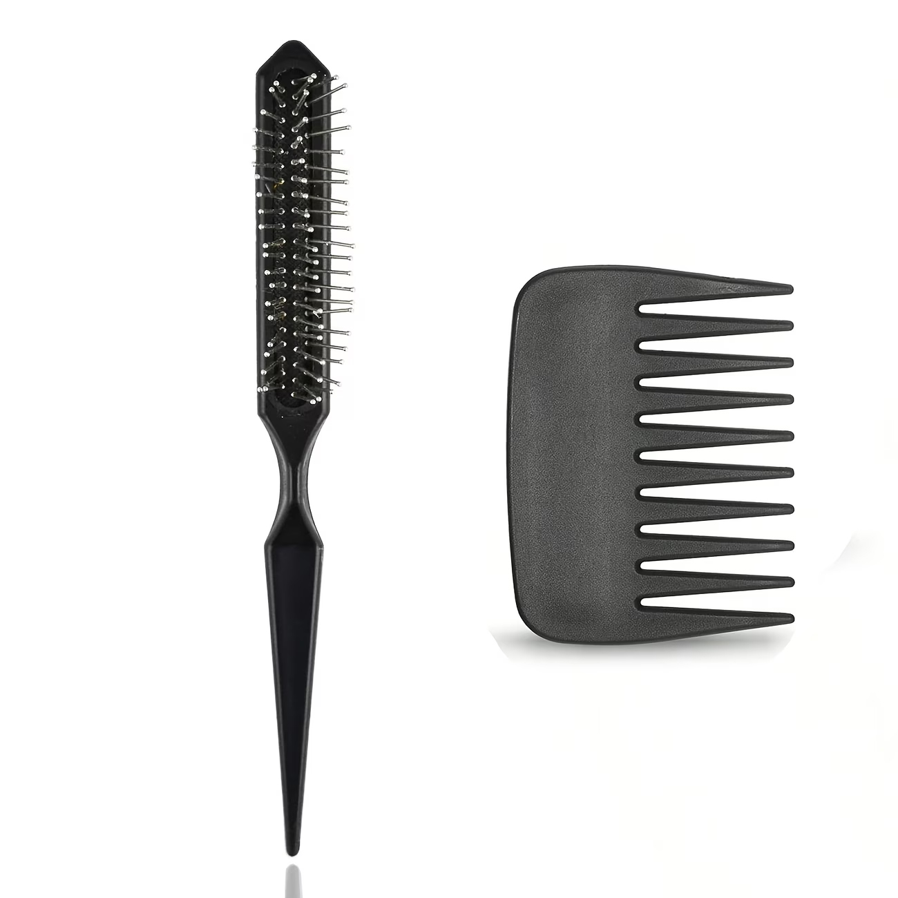 2pcs Small Wide Tooth Comb Set - Detangling Wide Comb 评论和价格