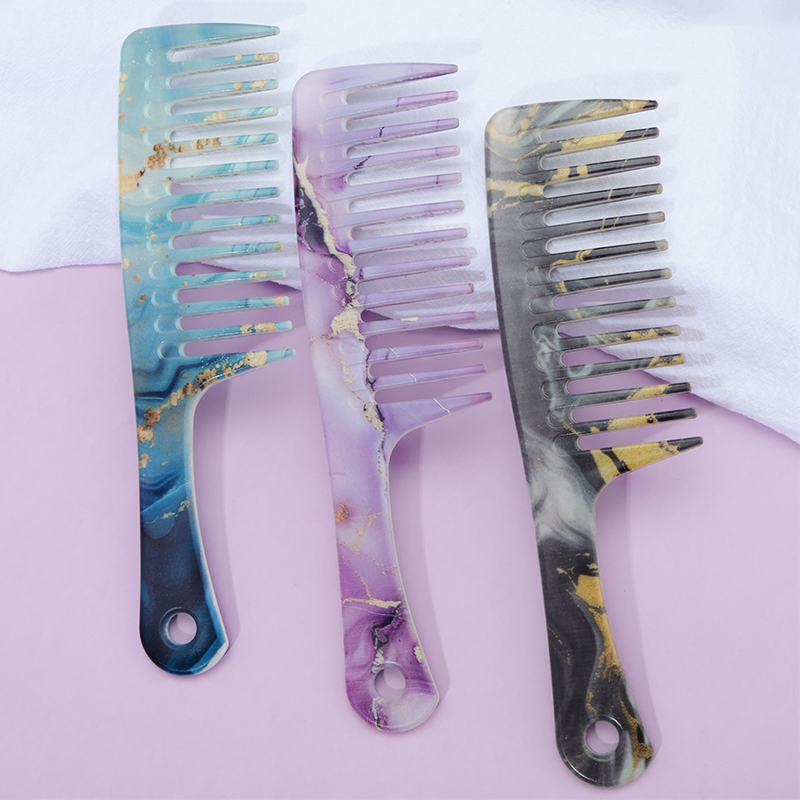 1pcs Extra Large Wide Tooth Co - Detangling Wide Comb 评论和价格