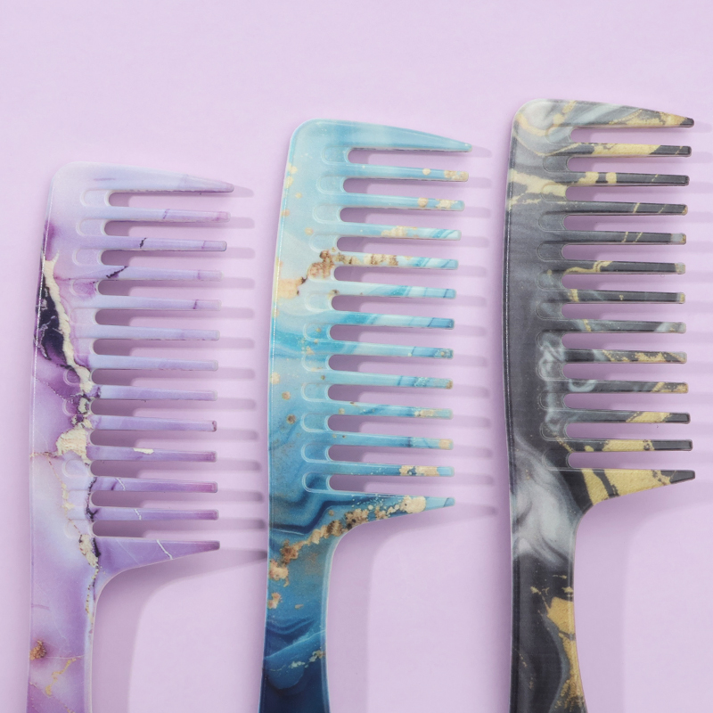1pcs Extra Large Wide Tooth Co - Detangling Wide Comb 评论和价格