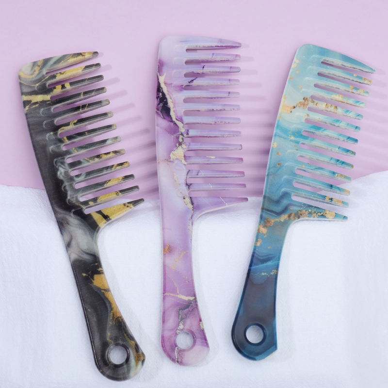 1pcs Extra Large Wide Tooth Co - Detangling Wide Comb 评论和价格