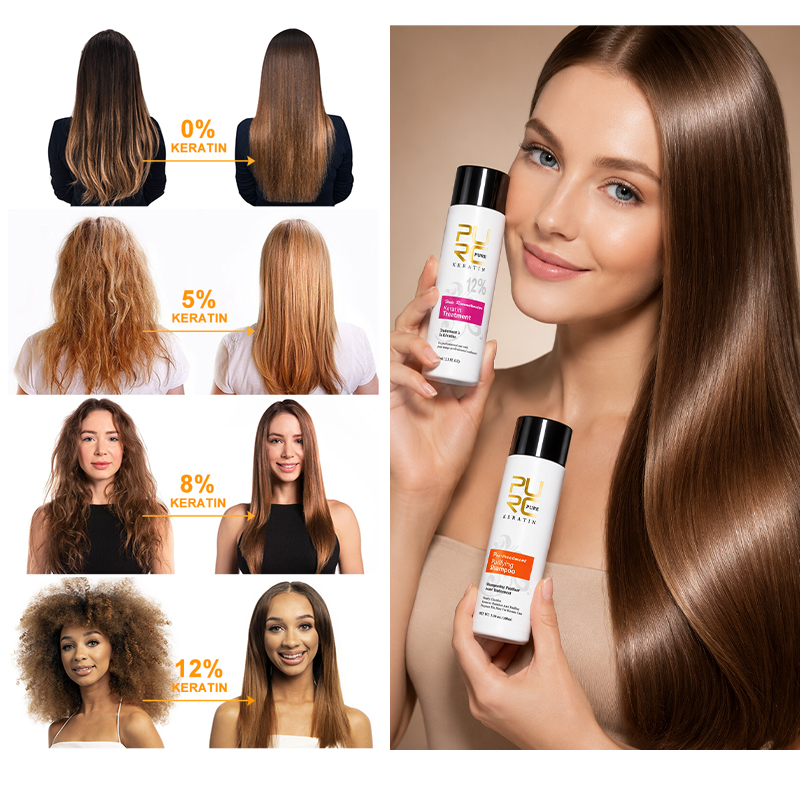 PURC Brazilian Keratin Hair Tr - Keratin Treatment Set 评论和价格