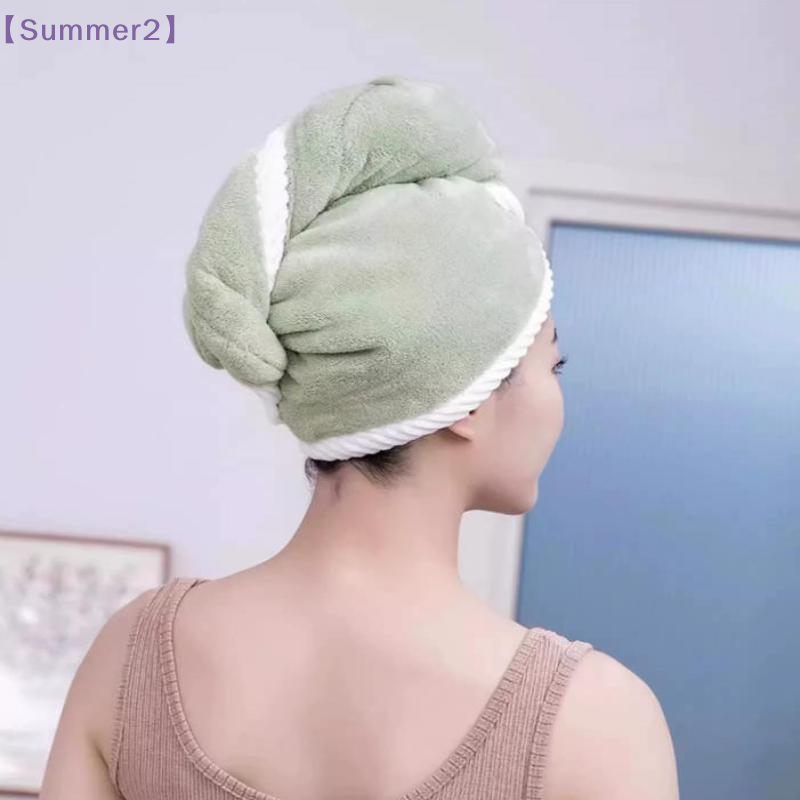 【Xia2】1/3Pcs Double Layer Micr - Hair Turban Towel 评论和价格
