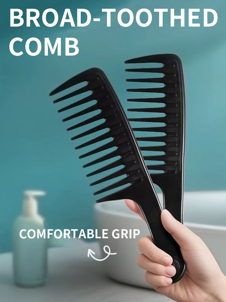Wide-Tooth Curly Hair Comb for - Detangling Wide Comb 评论和价格