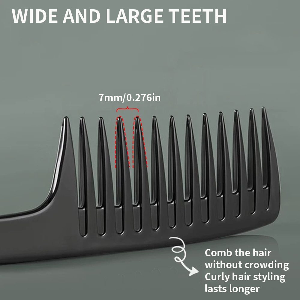 Wide-Tooth Curly Hair Comb for - Detangling Wide Comb 评论和价格