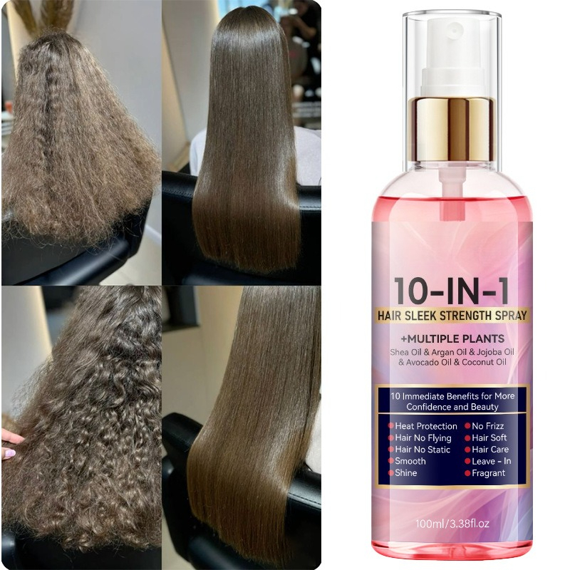 10 IN 1 No-Rinse Hair Care Spr - Keratin Treatment Set 评论和价格