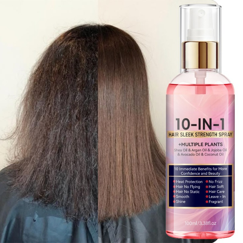 10 IN 1 No-Rinse Hair Care Spr - Keratin Treatment Set 评论和价格