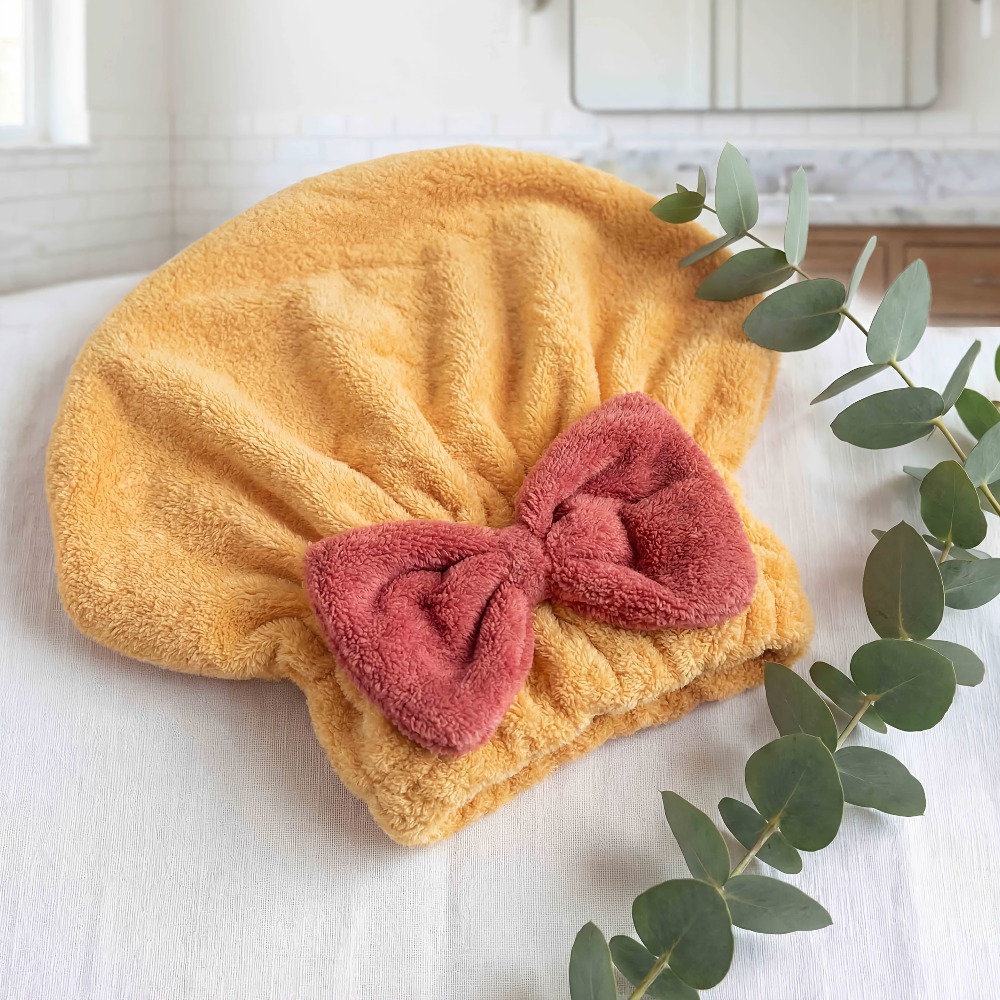 Microfiber Hair Drying Cap, Qu - Hair Turban Towel 评论和价格