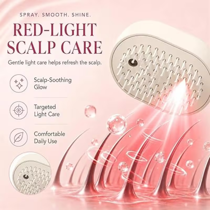 Electric Airbag Massage Comb w - Hair Care Oil 评论和价格