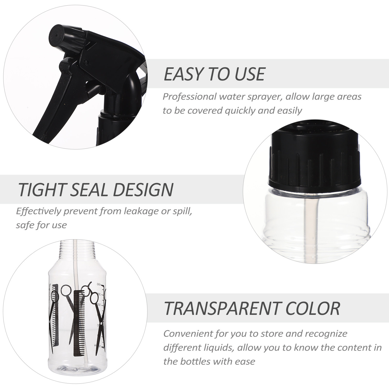 2Pcs Professional Spray Bottle - House Hair Care 评论和价格