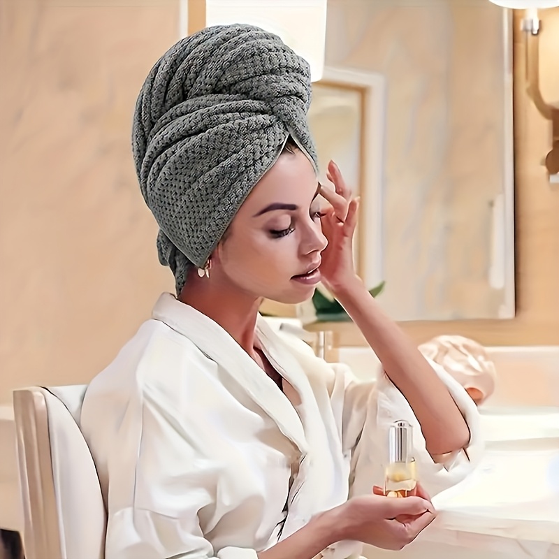 Women's Quick-Dry Hair Towel W - Hair Turban Towel 评论和价格