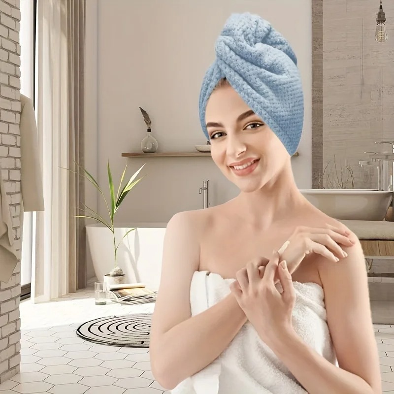 Women's Quick-Dry Hair Towel W - Hair Turban Towel 评论和价格