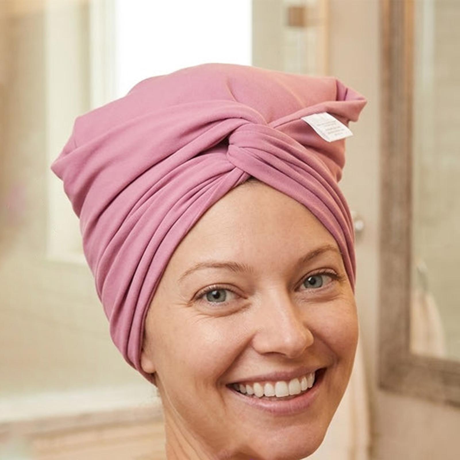 Soft Absorbent Hair Turban Tow - Hair Turban Towel 评论和价格