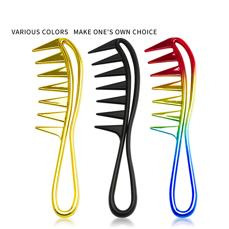 Hairdresser Portable Multi Col - Detangling Wide Comb 评论和价格